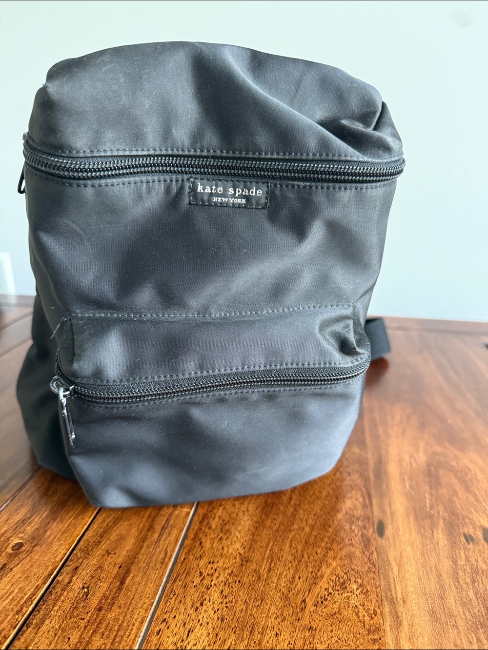 kate spade Black Nylon Compact Backpack